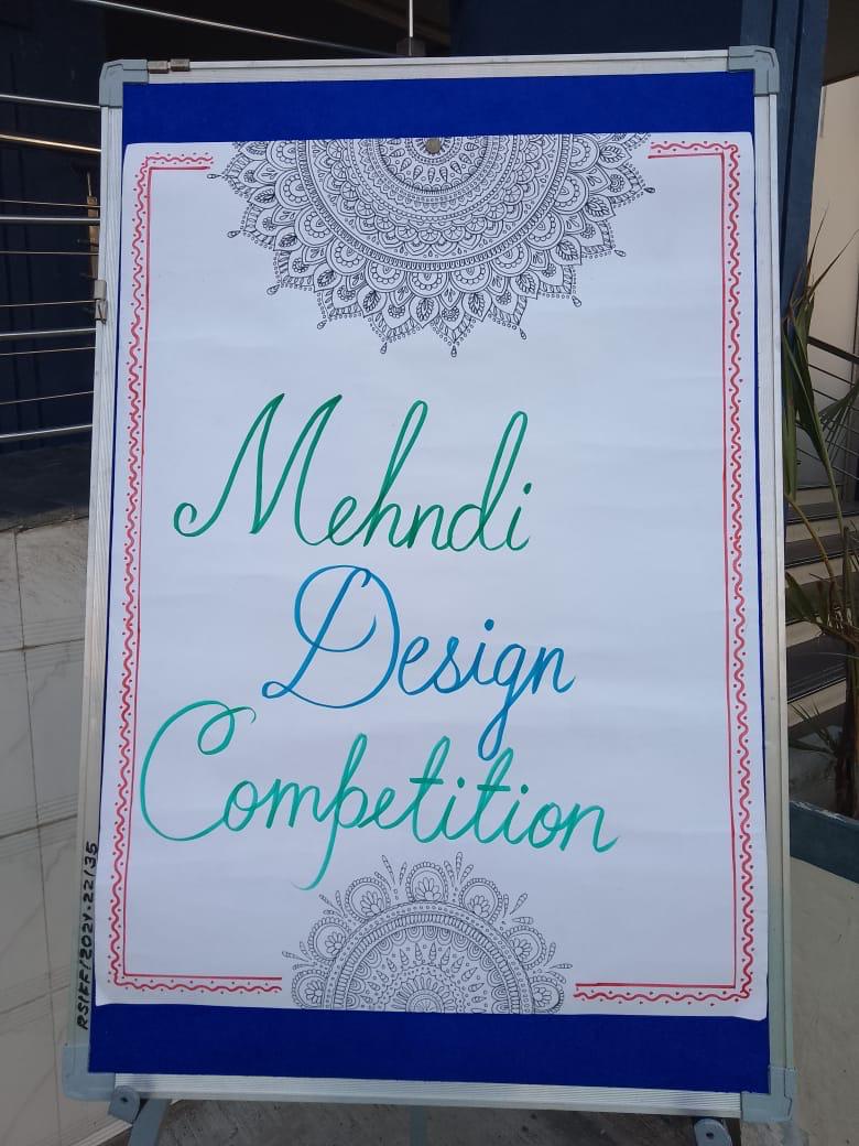 Mehndi design competition